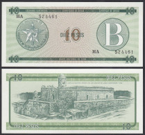 Kuba - Cuba 10 Peso Foreign Exchange Certificates 1985 Pick FX8 UNC (1)  (25714 - Autres - Amérique