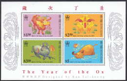 Hong Kong - Hongkong 1997 Block 45 ** Neujahr Jahr Des Ochsen  (30701 - Other & Unclassified