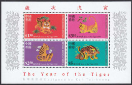 Hong Kong - Hongkong 1998 Block 57 ** Chinesisches Neujahr Des Tigers   (30714 - Altri & Non Classificati