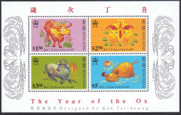 Hong Kong - Hongkong 1997 Block 45 ** Chinesisches Neujahr Des Ochsen   (30715 - Autres & Non Classés