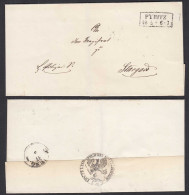 PYRITZ R2 Um Ca. 1850 Alter Umschlag Nach Stargard    (31003 - Autres & Non Classés
