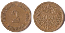 2 Pfennig Kaiserreich Empire 1904 E Jaeger 11  (P413 - 2 Pfennig