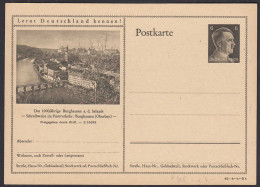 Deutsches Reich 1941 Ganzsache P304 Bildpostkarte Burghausen Salzach   (32140 - Other & Unclassified