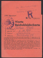 Reichskleiderkarte 3.Reich 1940 Duisburg LWA Düsseldorf    (23146 - 1939-45