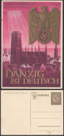 Deutsches Reich 1939 Ganzsache P287 DANZIG Ist Deutsch  (32152 - Other & Unclassified