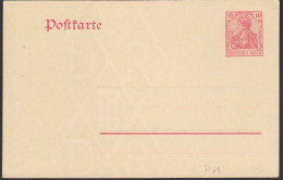 Deutsches Reich 1908 Ganzsache Germania 10 Pfennig Ungebraucht    (32158 - Autres & Non Classés