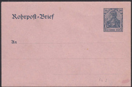 Deutsches Reich 1908 Rohrpost-Umschlag Ganzsache RU 5 Ungebraucht    (32160 - Andere & Zonder Classificatie