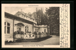 AK Kreischa /Dresden, Speisesaal-Terrasse Vom Sanatorium  - Kreischa