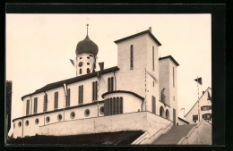 Foto-AK Stockach, Blick Auf Eine Kirche  - Stockach