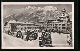 AK Garmisch Obb., Parkhotel Alpenhof Im Winter  - Autres & Non Classés