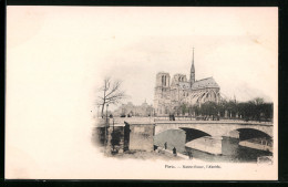 AK Paris, Cathédrale Notre-Dame, L`Abside  - Autres & Non Classés