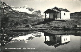 11112896 Schwarzsee_Zermatt_VS Kapelle Maria Zum Schnee - Autres & Non Classés