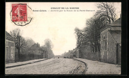 CPA Saint-Calais, Arrivée Par La Route De La Ferté-Bernard  - Saint Calais