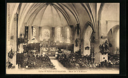 CPA Sille-le-Guillaume, Eglise, Messe De La St-Hubert  - Sille Le Guillaume