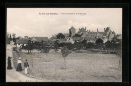CPA Solesmes, Vue D`ensemble De Village  - Solesmes