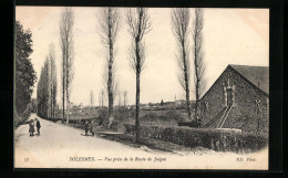 CPA Solesmes, Vue Prise De La Route De Juigne  - Solesmes