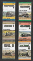 FUNAFUTI-TUVALU 1985 TRAINS  MICHEL N°45/56 NEUF MNH** - Trains