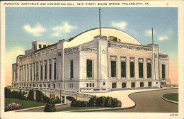 11111861 Philadelphia Pennsylvania Municipal Auditorium Convention Hall Philadel - Altri & Non Classificati