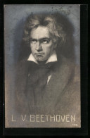 AK Portrait Des Komponisten L. V. Beethoven  - Artistas
