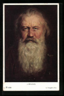 Künstler-AK Komponist J. Brahms Im Portrait  - Artiesten