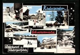 AK Hinterzarten /Schwarzwald, Ortsansicht, Strassenpartie, Im Winter  - Hinterzarten