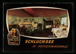 AK Schluchsee /Schwarzwald, Berghotel Zur Mühle, Jägerstube, Bes. Fam. Stoll  - Schluchsee