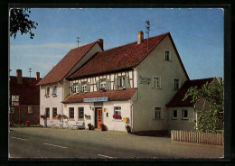 AK Reichardsroth B. Rothenburg, Gasthaus Zur Frohen Einkehr, Bes. Frau Hannelore Böhm  - Rothenburg O. D. Tauber