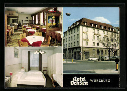 AK Würzburg, Hotel Ochsen, Inh. Walter Mayer, Juliuspromenade 1-3  - Würzburg