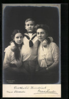 AK Berthold Friedrich, Marie Alexandra Und Marie Luise Von Baden  - Koninklijke Families