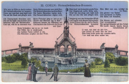 32.  Coeln : Heinzelmännchen-Brunnen. - (Deutschland) - 1915 - Koeln