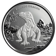 Tokelau, Komodo Dragon 2022 - 1 Oz. Pure Silver - Nueva Zelanda