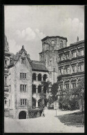 AK Heidelberg, Schloss, Der Achteckige Turm Am Schlosshof  - Autres & Non Classés