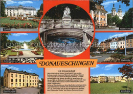72557587 Donaueschingen Schloss Stadtkirche Schlosspark Sonnhalde Sammlungen Don - Donaueschingen