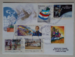 Argentine - Enveloppe Premier Jour D'émission Avec Timbres De Thèmes Variés (1994) - Used Stamps