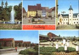 72557253 Freiberg Sachsen Scheringerpark Brunnendenkmal Obermarkt Rathaus Freibe - Freiberg (Sachsen)