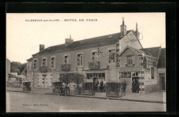 CPA Villeneuve-sur-Allier, Hotel De Paris  - Autres & Non Classés