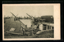 AK La Chaux-de-Fonds, Cyclone 1926, Ferme Geiser Détruite  - La Chaux-de-Fonds