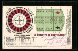 AK La Roulette De Monte-Carlo, Glücksspiel, Casino  - Sonstige & Ohne Zuordnung