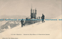 R007804 Chamonix. Sommet Du Mont Blanc Et L Observatoire Janssen. Jullien Freres - World