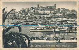 R010622 Cannes. Le Port Et Le Mont Chevalier. Munier. 1951. B. Hopkins - World
