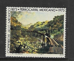 MEXIQUE 1973 PEINTURE-TRAINS YVERT N°790 NEUF MNH** - Trenes