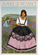 Lavande De Provence (tissus Et Broderie Pour Cette Jeune Fille) - Embroidered