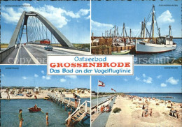 72553634 Grossenbrode Ostseebad Fischereihafen Strand Fehmarnsundbruecke Grossen - Sonstige & Ohne Zuordnung