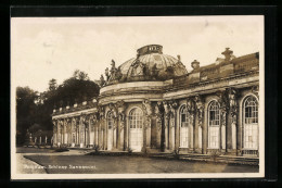 AK Potsdam, Schloss Sanssouci, Vorderansicht  - Autres & Non Classés