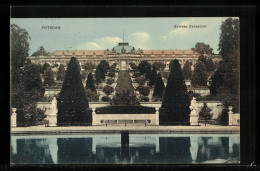 AK Potsdam, Schloss Sanssouci Mit Terrassenanlage  - Autres & Non Classés