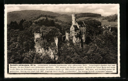 AK Lichtenstein, Schloss Lichtenstein, Ansicht Aus Der Vogelschau  - Other & Unclassified