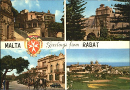 72552742 Rabat Malta Schloss Teilansichten Pferdekutsche Rabat Malta - Malte