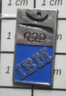 1018c Pins Pin's / Rare & Belle Qualité JEUX OLYMPIQUES / BARCELONA 1992 IBM SPONSOR - Jeux Olympiques