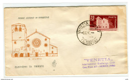Italia 1949 Elezioni Di Trieste Su FDC Venetia Non Viaggiata - FDC