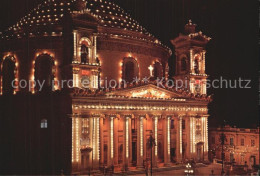 72552389 Malta Mosta Church At Night Malta - Malte